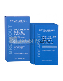 Revolution Skincare Breakout Pick-Me-Not Blemish Patches, Pleťová maska 60, With Salicylic Acid