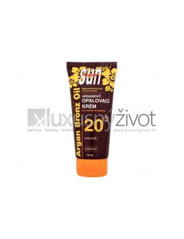 Vivaco Sun Argan Bronz Oil Tanning Cream, Opaľovací prípravok na telo 100, SPF20