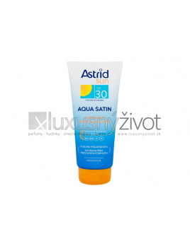 Astrid Sun Aqua Satin Moisturizing Milk, Opaľovací prípravok na telo 200, SPF30