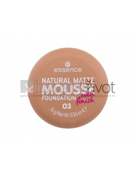 Essence Natural Matte Mousse 03, Make-up 16