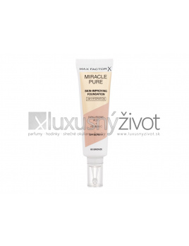 Max Factor Miracle Pure Skin-Improving Foundation 80 Bronze, Make-up 30, SPF30