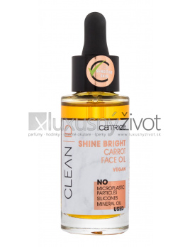 Catrice Clean ID Shine Bright Carrot Face Oil, Pleťový olej 30