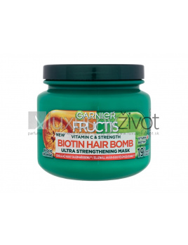 Garnier Fructis Vitamin & Strength Biotin Hair Bomb, Maska na vlasy 320