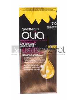 Garnier Olia Permanent Hair Color 7,0 Dark Blonde, Farba na vlasy 50