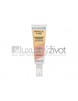 Max Factor Miracle Pure Skin-Improving Foundation 50 Natural Rose, Make-up 30, SPF30