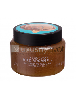 The Body Shop Wild Argan Oil Exfoliating Gel Body Scrub, Telový peeling 250