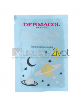 Dermacol Beautifying Peel-off Metallic Mask Cleansing, Pleťová maska 15