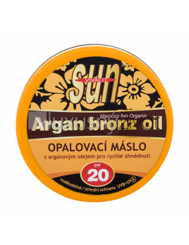 Vivaco Sun Argan Bronz Oil Suntan Butter, Opaľovací prípravok na telo 200, SPF20