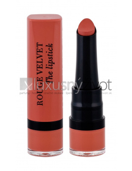 BOURJOIS Paris Rouge Velvet The Lipstick 15 Peach Tatin, Rúž 2,4