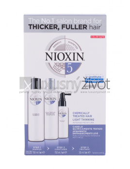Nioxin System 5, šampón System 5 Cleanser Shampoo 150 ml + kondicionér System 5 Revitalising Conditioner 150 ml + vlasová starostlivosť System 5 Scalp & Hair Treatment 50 ml