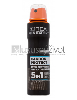 L'Oréal Paris Men Expert Carbon Protect, Antiperspirant 150, 5in1