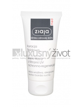 Ziaja Med Lipid Treatment UV Filters, Denný pleťový krém 50