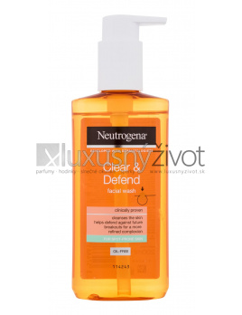 Neutrogena Clear & Defend 2% Salicylic Acid Facial Wash, Čistiaci gél 200
