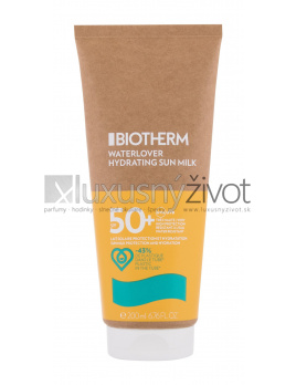 Biotherm Waterlover Hydrating Sun Milk, Opaľovací prípravok na telo 200, Tester, SPF50+