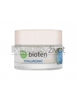 Bioten Hyaluronic Gold Replumping Antiwrinkle Day Cream, Denný pleťový krém 50, SPF10