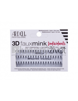 Ardell 3D Faux Mink Individuals Black, Umelé mihalnice 60, Short