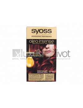 Syoss Oleo Intense Permanent Oil Color 5-92 Bright Red, Farba na vlasy 50