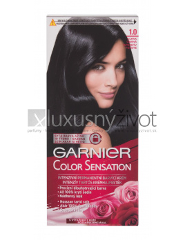Garnier Color Sensation 1,0 Ultra Onyx Black, Farba na vlasy 40