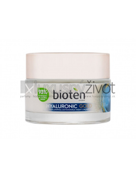 Bioten Hyaluronic Gold Replumping Antiwrinkle Night Cream, Nočný pleťový krém 50