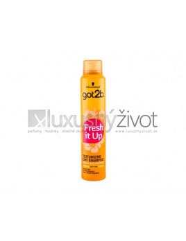 Schwarzkopf Got2b Fresh It Up Texturizing, Suchý šampón 200