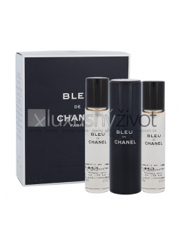 Chanel Bleu de Chanel, Toaletná voda 3x20, Twist and Spray