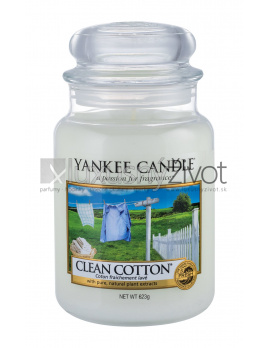 Yankee Candle Clean Cotton, Vonná sviečka 623