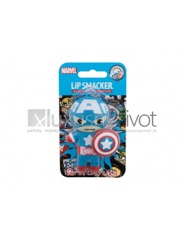 Lip Smacker Marvel Captain America, Balzam na pery 4, Red, White & Blue-Berry