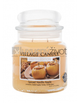 Village Candle Spiced Vanilla Apple Limited Edition, Vonná sviečka 389