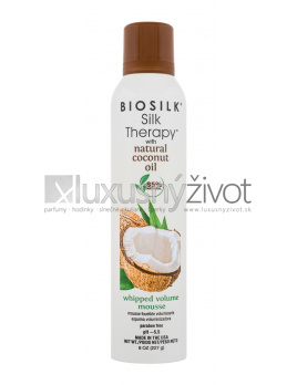 Farouk Systems Biosilk Silk Therapy Organic Coconut Oil Whipped Volume Mousse, Tužidlo na vlasy 227