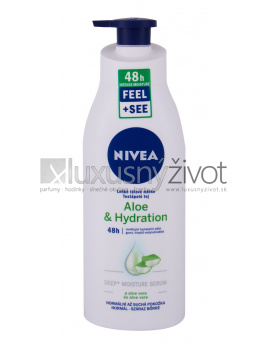 Nivea Aloe & Hydration 48h, Telové mlieko 400