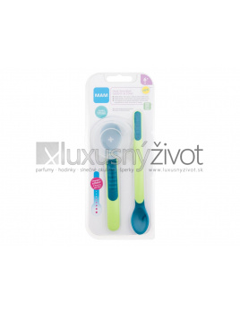 MAM Heat Sensitive Spoons & Cover, Riad 1 - 6m+ Green