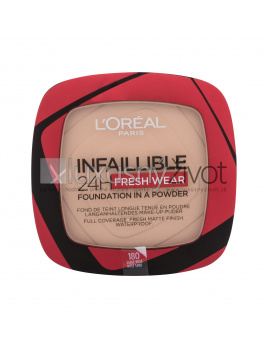 L'Oréal Paris Infaillible 24H Fresh Wear Foundation In A Powder 180 Rose Sand, Make-up 9