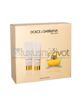 Dolce&Gabbana The One, Edp 75ml + 50ml tělové mléko + 50ml sprchový gel