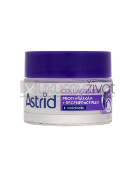 Astrid Collagen PRO Anti-Wrinkle And Regenerating Night Cream, Nočný pleťový krém 50