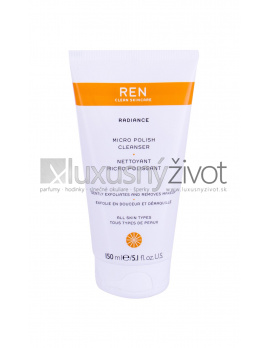 REN Clean Skincare Radiance Micro Polish, Čistiaci gél 150