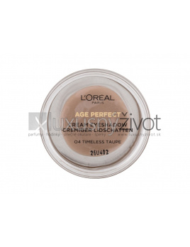 L'Oréal Paris Age Perfect Cream Eyeshadow 04 Timeless Taupe, Očný tieň 4