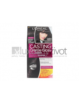 L'Oréal Paris Casting Creme Gloss 200 Ebony Black, Farba na vlasy 48