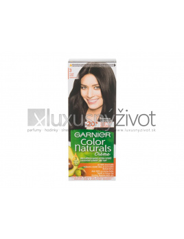 Garnier Color Naturals Créme 3 Natural Dark Brown, Farba na vlasy 40