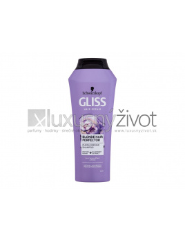 Schwarzkopf Gliss Blonde Hair Perfector Purple Repair Shampoo, Šampón 250