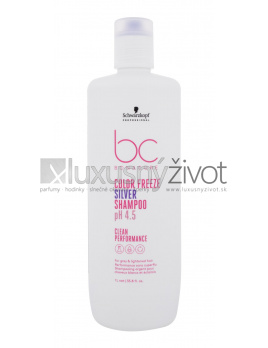 Schwarzkopf Professional BC Bonacure Color Freeze pH 4.5 Shampoo Silver, Šampón 1000