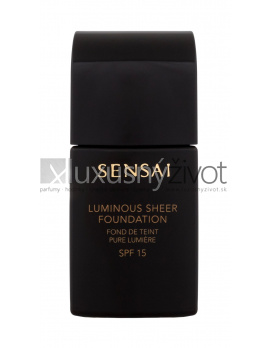 Sensai Luminous Sheer Foundation LS204 Honey Beige, Make-up 30, SPF15
