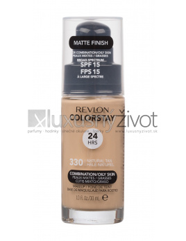 Revlon Colorstay Combination Oily Skin 330 Natural Tan, Make-up 30, SPF15
