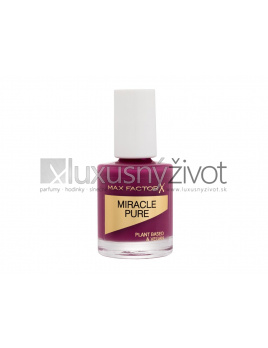 Max Factor Miracle Pure 320 Sweet Plum, Lak na nechty 12