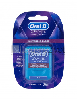 Oral-B 3D White Luxe, Zubná niť 1