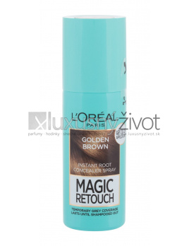L'Oréal Paris Magic Retouch Instant Root Concealer Spray Golden Brown, Farba na vlasy 75