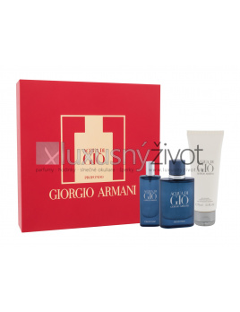 Giorgio Armani Acqua di Gio Profondo, parfumovaná voda 40 ml + parfumovaná voda 15 ml + sprchovací gél 75 ml