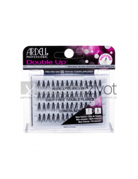 Ardell Double Up Duralash Knot-Free Double Flares Long Black, Umelé mihalnice 56