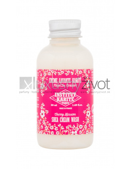 Institut Karité Shea Cream Wash Cherry Blossom, Sprchovací krém 50