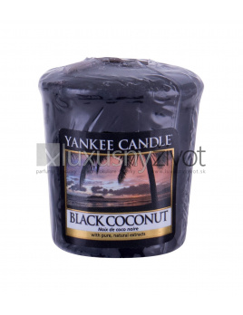 Yankee Candle Black Coconut, Vonná sviečka 49