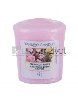 Yankee Candle Fresh Cut Roses, Vonná sviečka 49